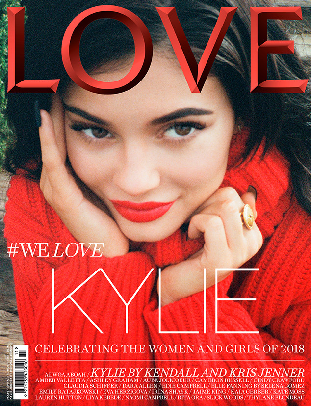 Kylie Jenner Resurfaces With a Smile on Love Magazine Cover—Shot by